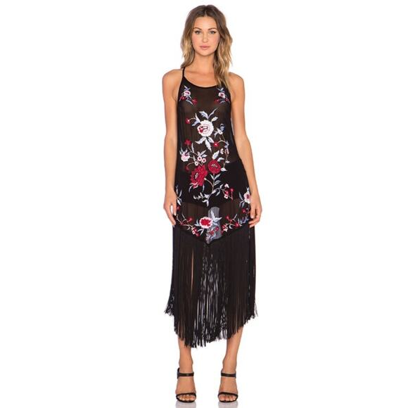 Cleobella Magnolia Midi Dress in Flower Print Size Small - Picture 1 of 9
